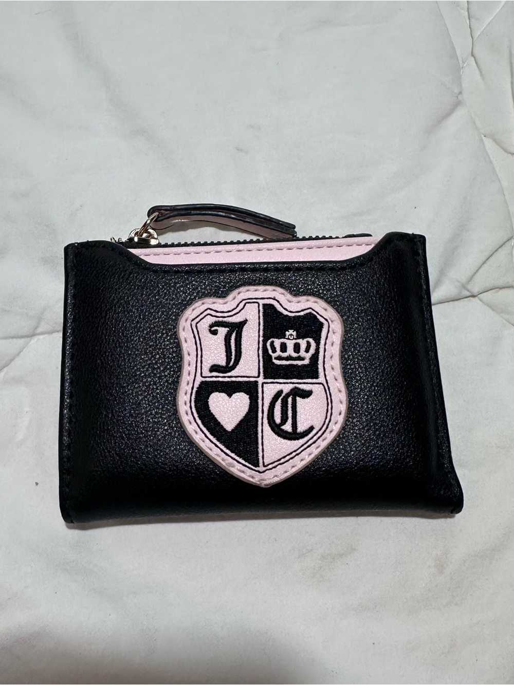 Black and pink juicy couture wallet
